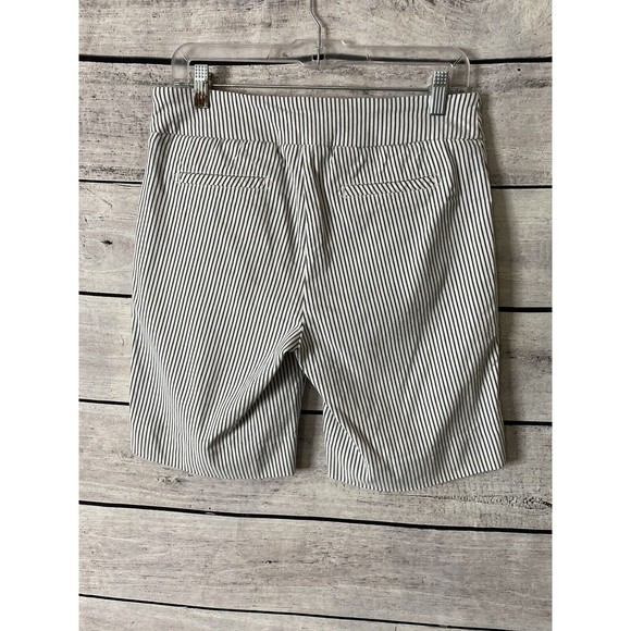 Lila Rose Shorts Womens Size Large Striped Bermuda Pull On Mid Rise Stretchy - Picture 4 of 9